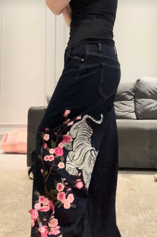Sakura Tiger Denim